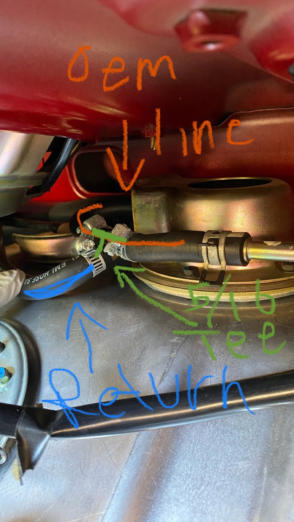 16+ Fuel Return Line Diagram