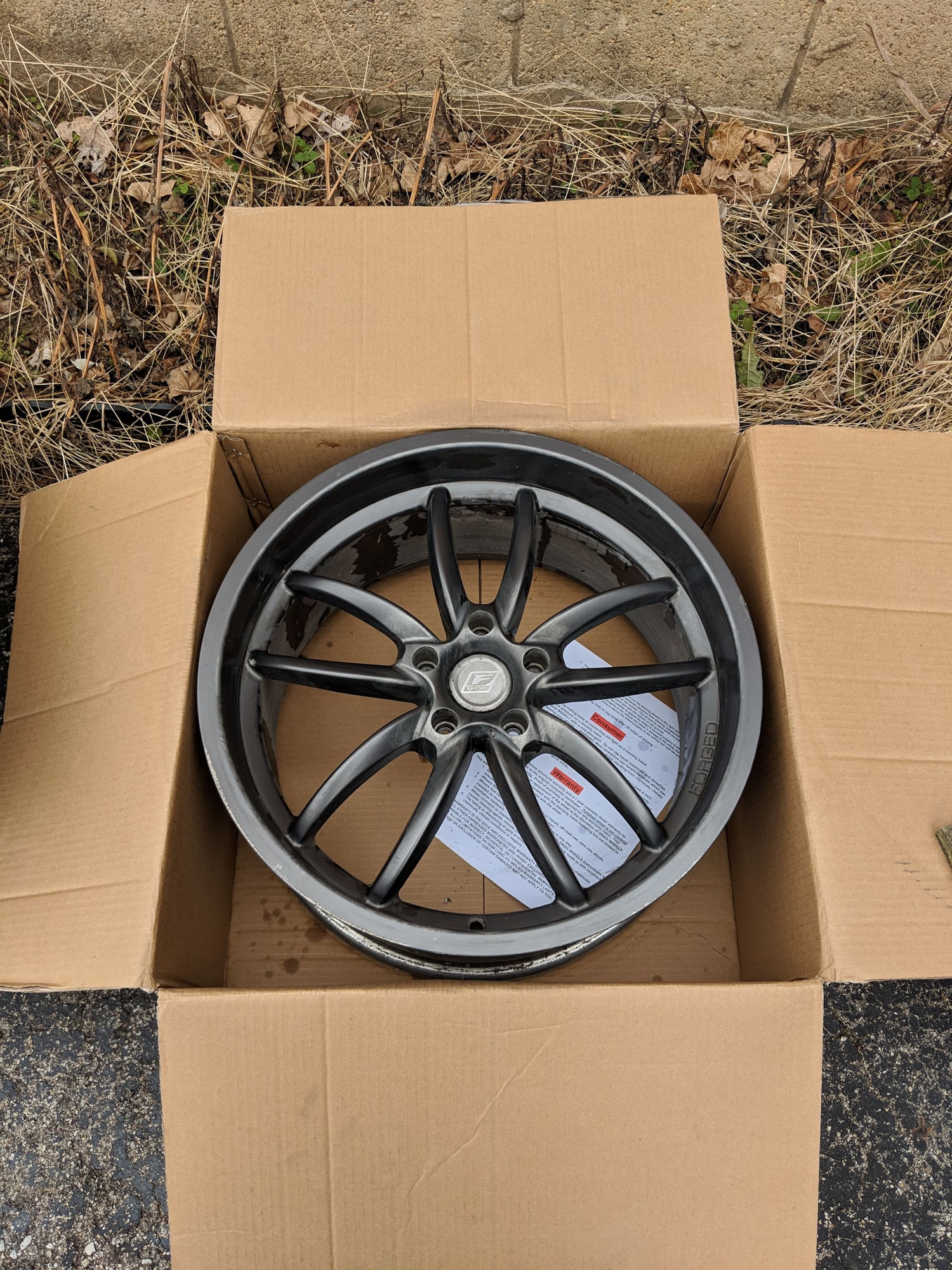 Wheels and Tires/Axles - Set of 3: F-Sport Wheels (1) 19" x 8 & (2) 19" x 9 Offset - Used - All Years Any Make All Models - Columbus, OH 43207, United States