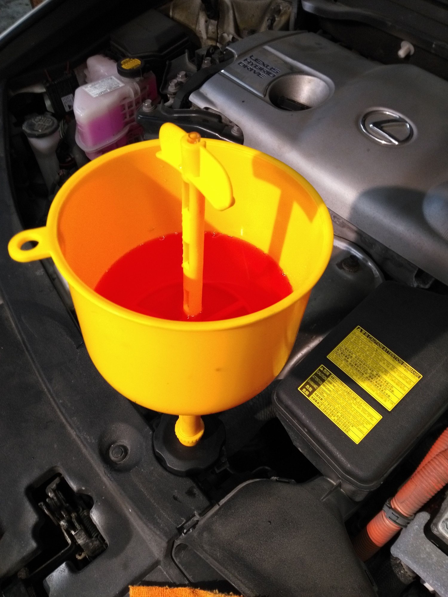 2013 es 300h engine coolant replacement with pics step by step