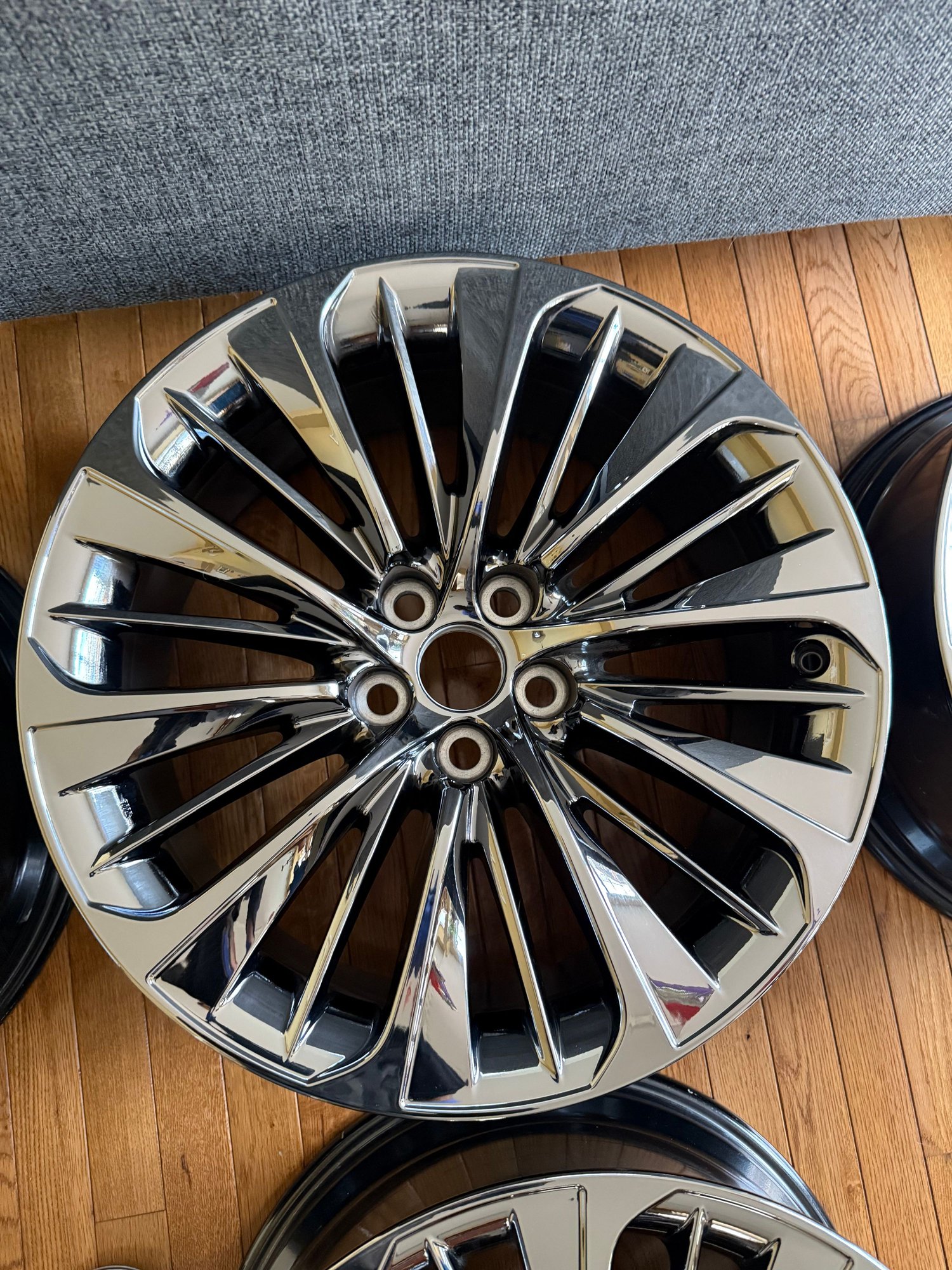 Wheels and Tires/Axles - Brand NEW set of Black PVD Chrome LS500 Rims - Used - -1 to 2025  All Models - Ellicott City, MD 21042, United States