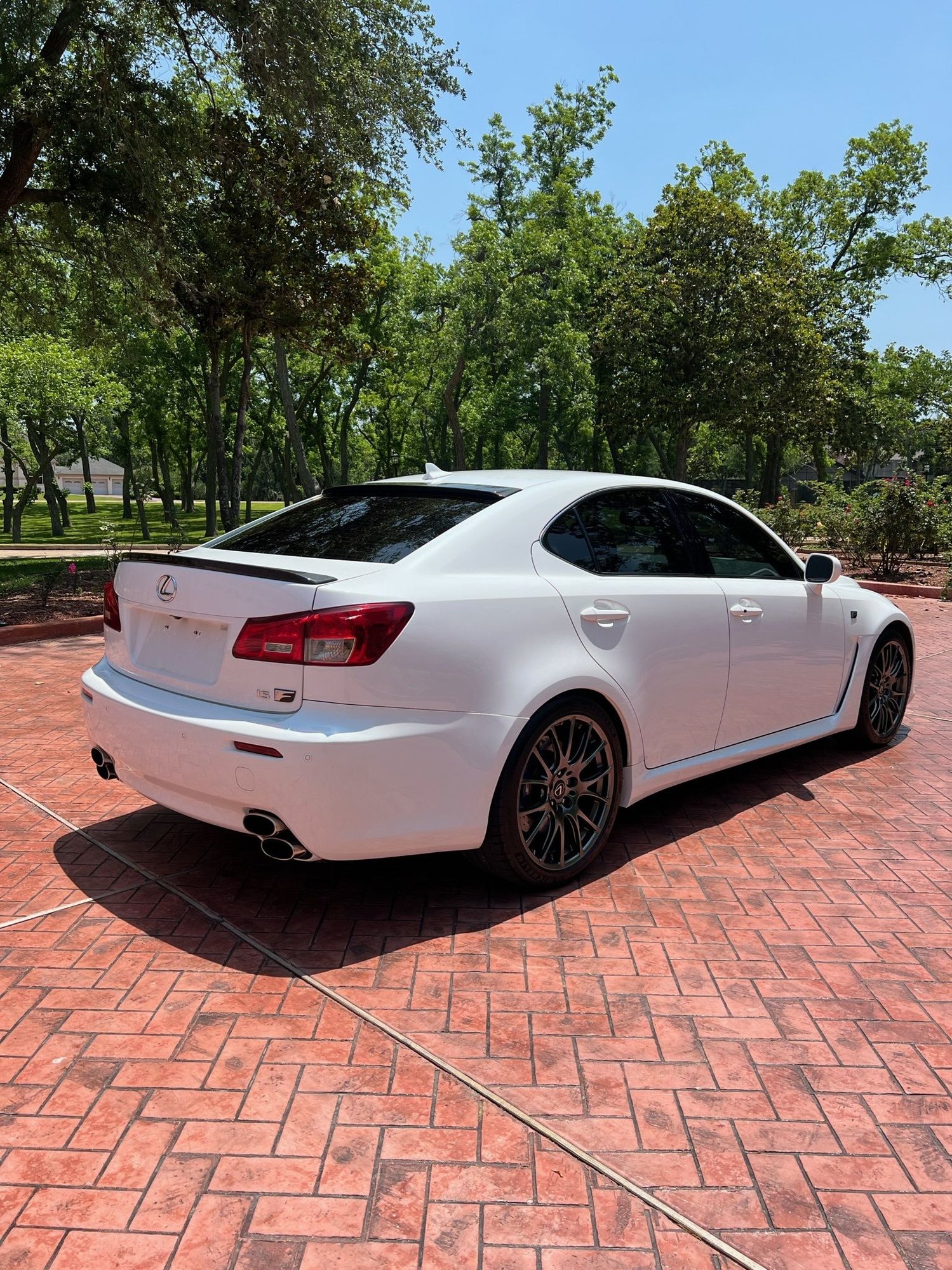 2014 Lexus IS F - 2014 Lexus ISF (Low Mileage) - Used - VIN JTHB5C27E5011360 - 49,900 Miles - 8 cyl - 2WD - Automatic - Sedan - White - Houston, TX 77478, United States