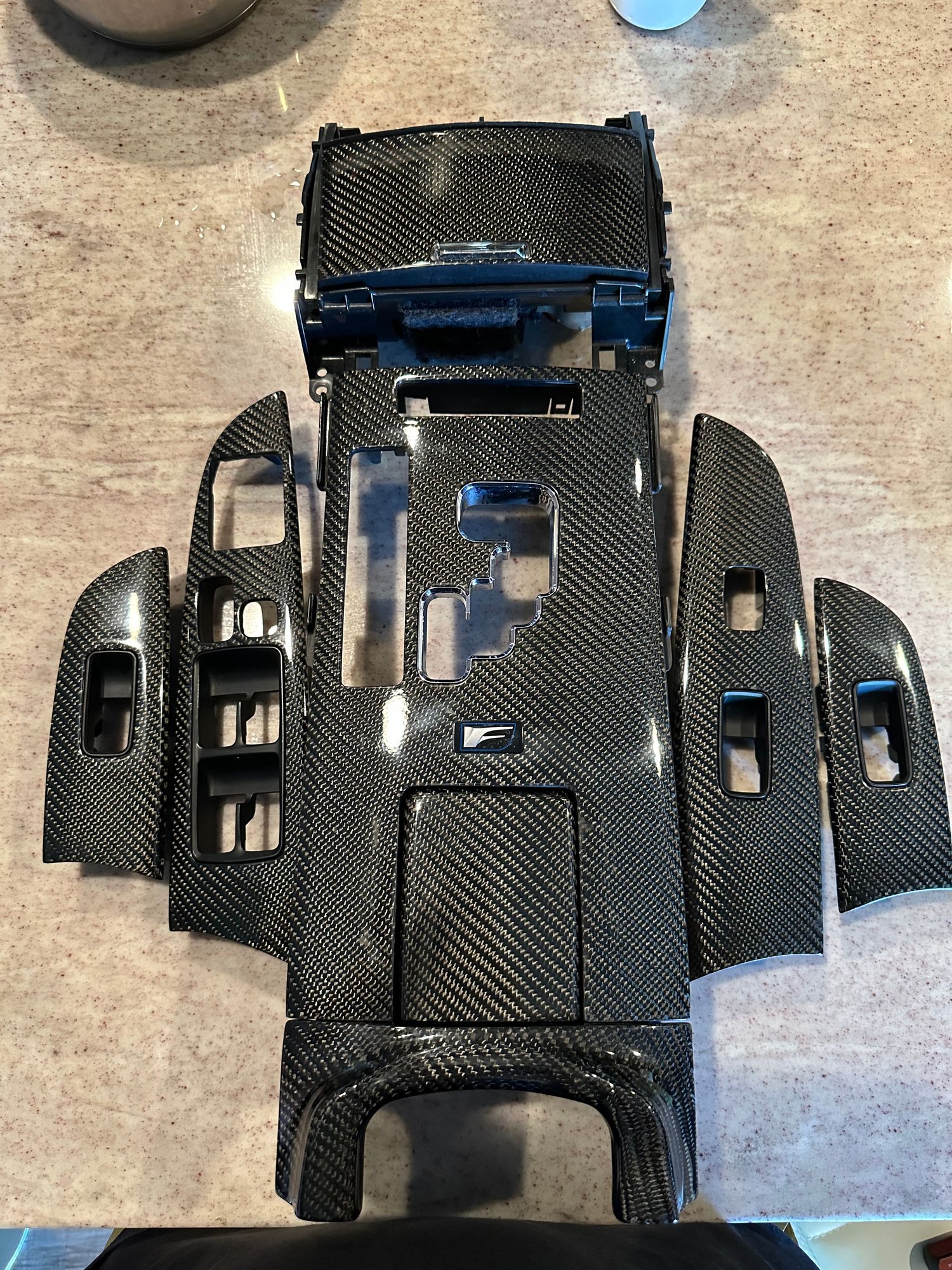 Exterior Body Parts - Isf parts: Alpheyga front lip, black cf interior trim, oem 2012+ wheels, oem manifold - Used - All Years Lexus IS - Lakewood, CA 90713, United States
