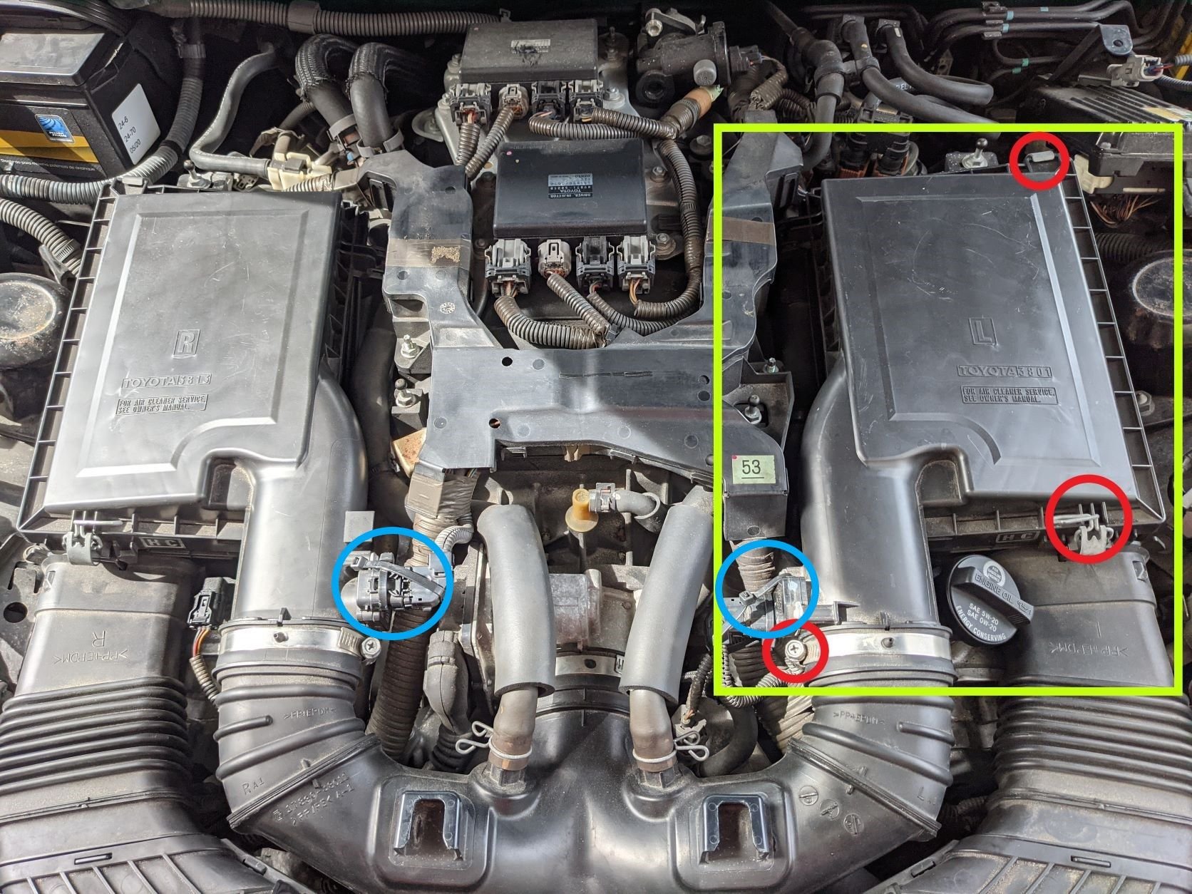 Cleaning my MAF sensors 2007 LS460 L ClubLexus Lexus Forum Discussion