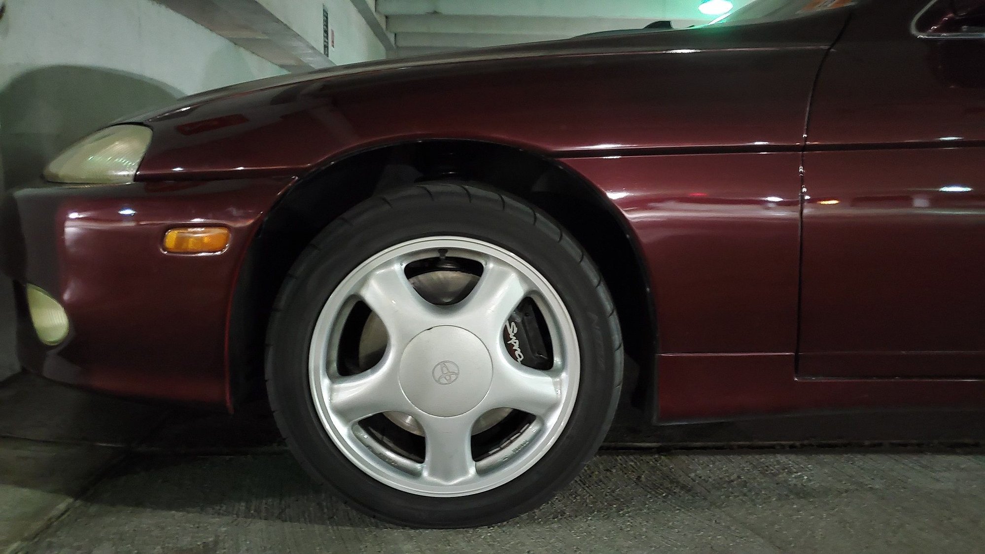 SC300 odd ride height after replacing the front LCA with Supra