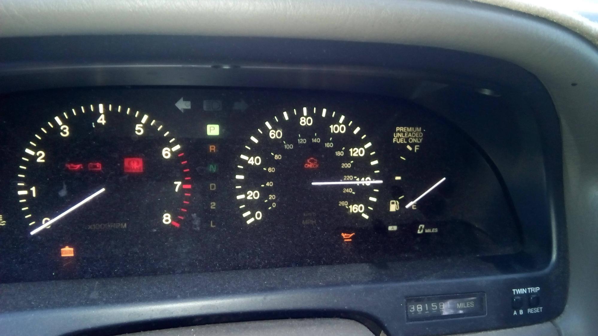 9292 LS400 speedometer at 140mph when car is off ClubLexus Lexus