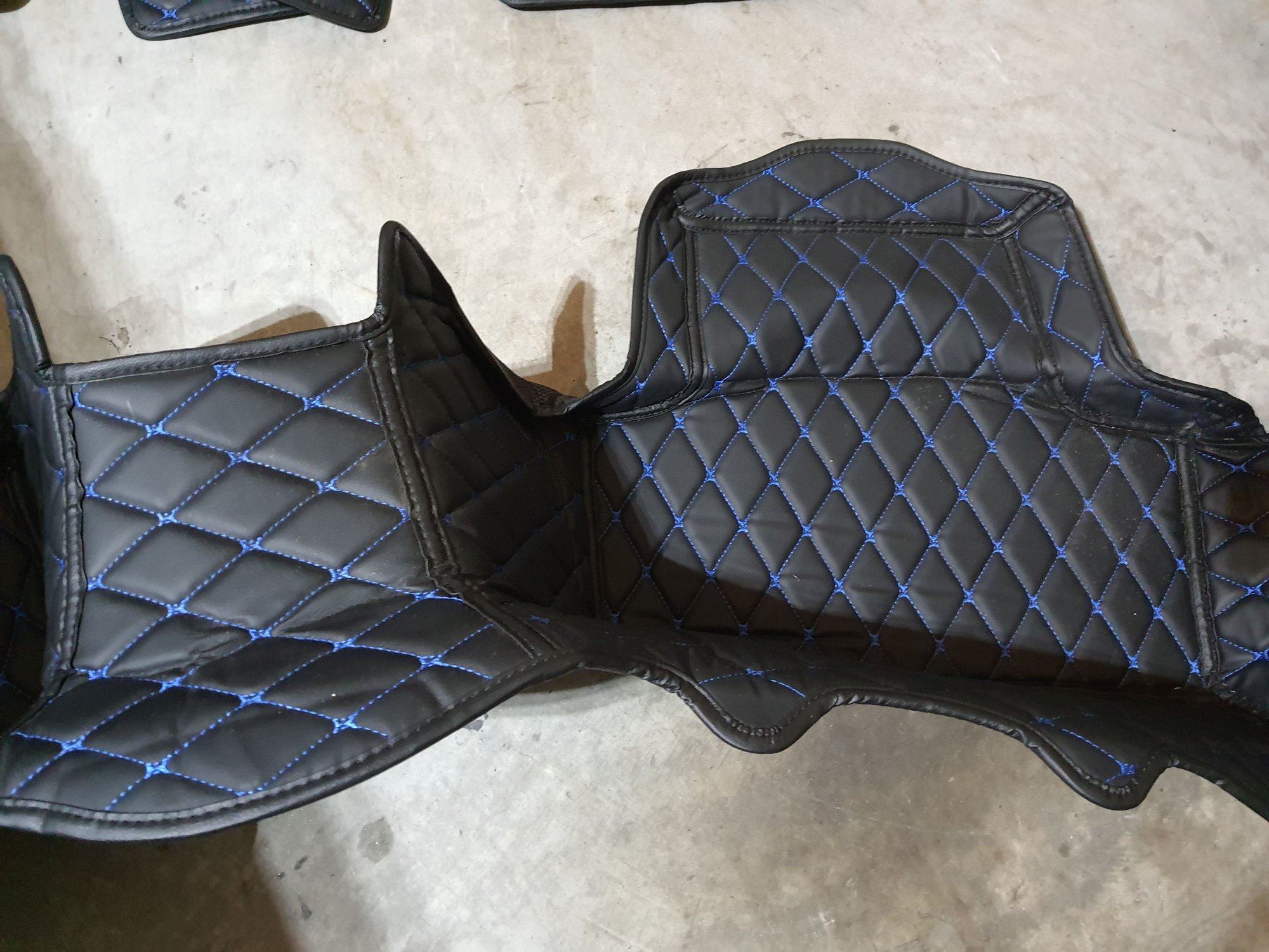 Interior/Upholstery - Custom black & blue floor mats - Used - Charlotte, NC 28216, United States