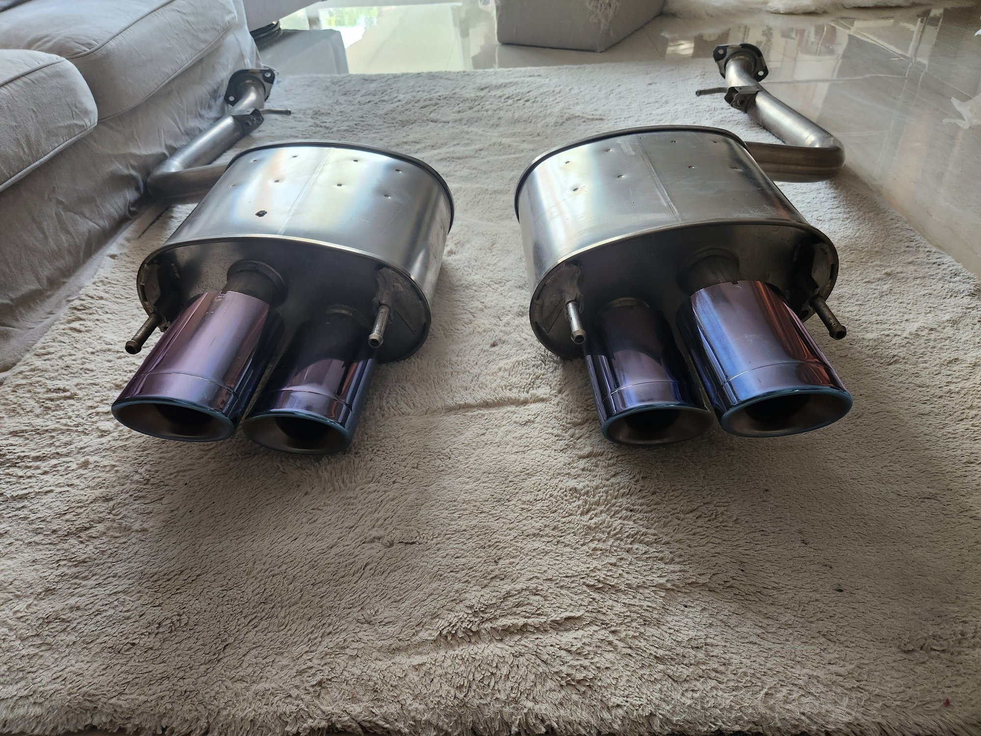 Engine - Exhaust - For sale oem titanium axel back RCF Fuji - Used - 2015 to 2022 Lexus RC F - Bahrain