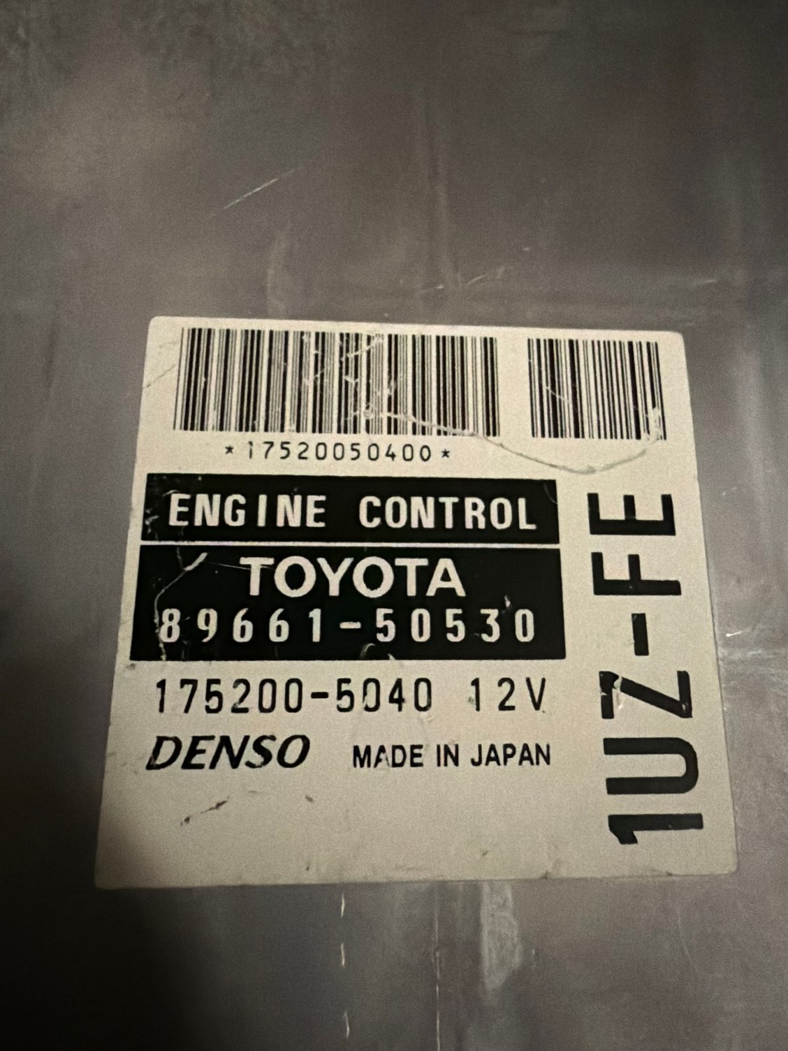 this is his 2000s ecu