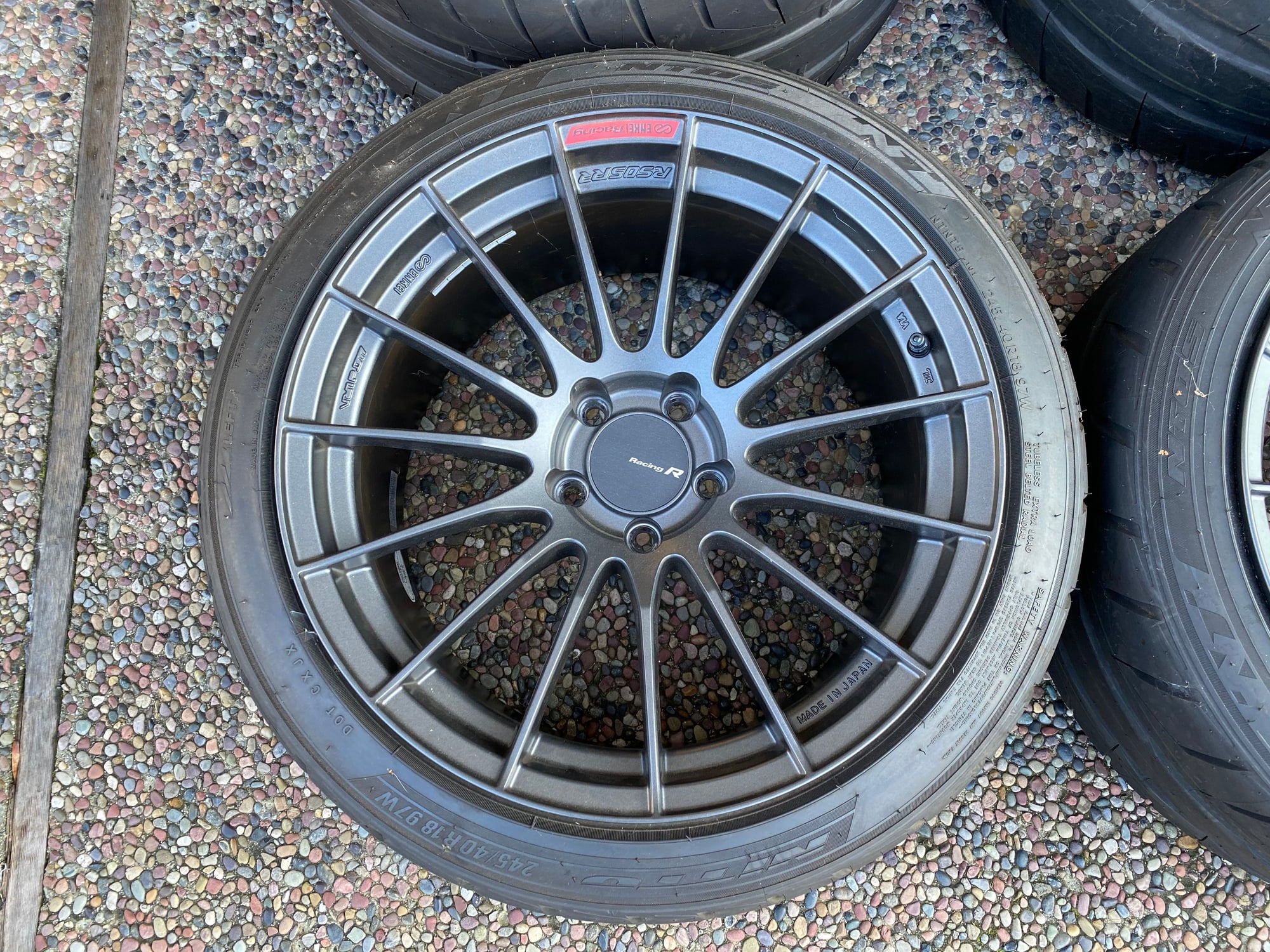 Wheels and Tires/Axles - Enkei RS05RR Matte Graphite 18x9.5/18x10.5 ISF Fitment - Used - 2008 to 2014 Lexus IS F - Burlingame, CA 94402, United States