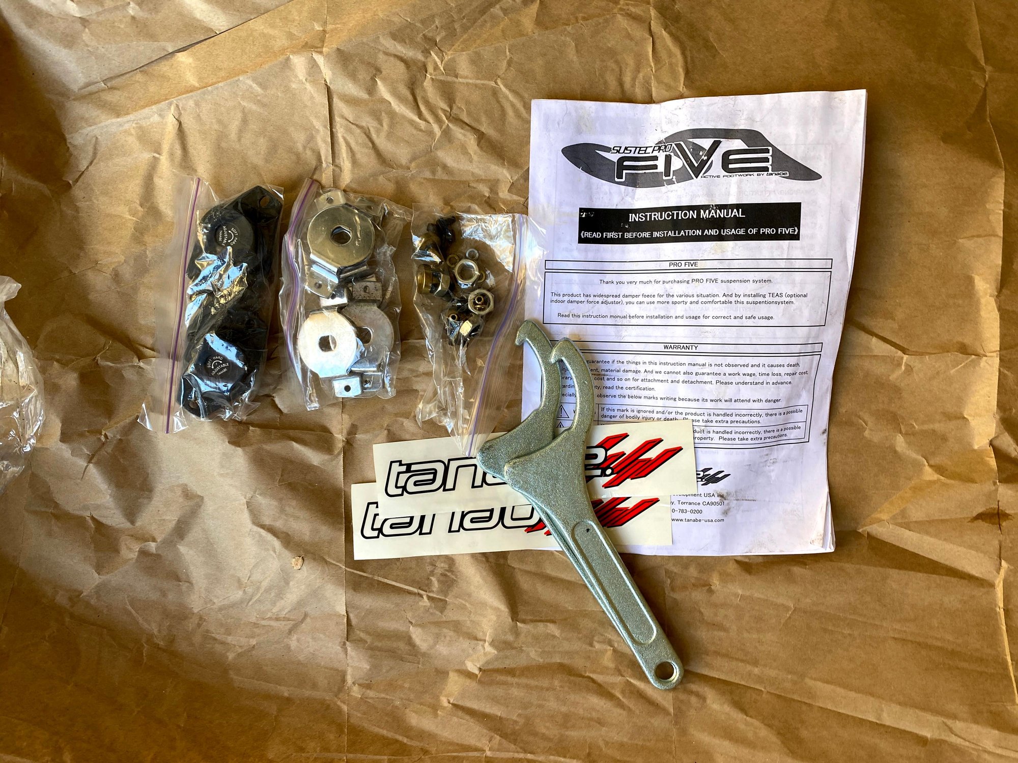 Steering/Suspension - 2IS Tanabe Sustec Pro 5 Five Coilovers - Used - 2006 to 2013 Lexus IS350 - 2006 to 2013 Lexus IS250 - Irvine, CA 92602, United States
