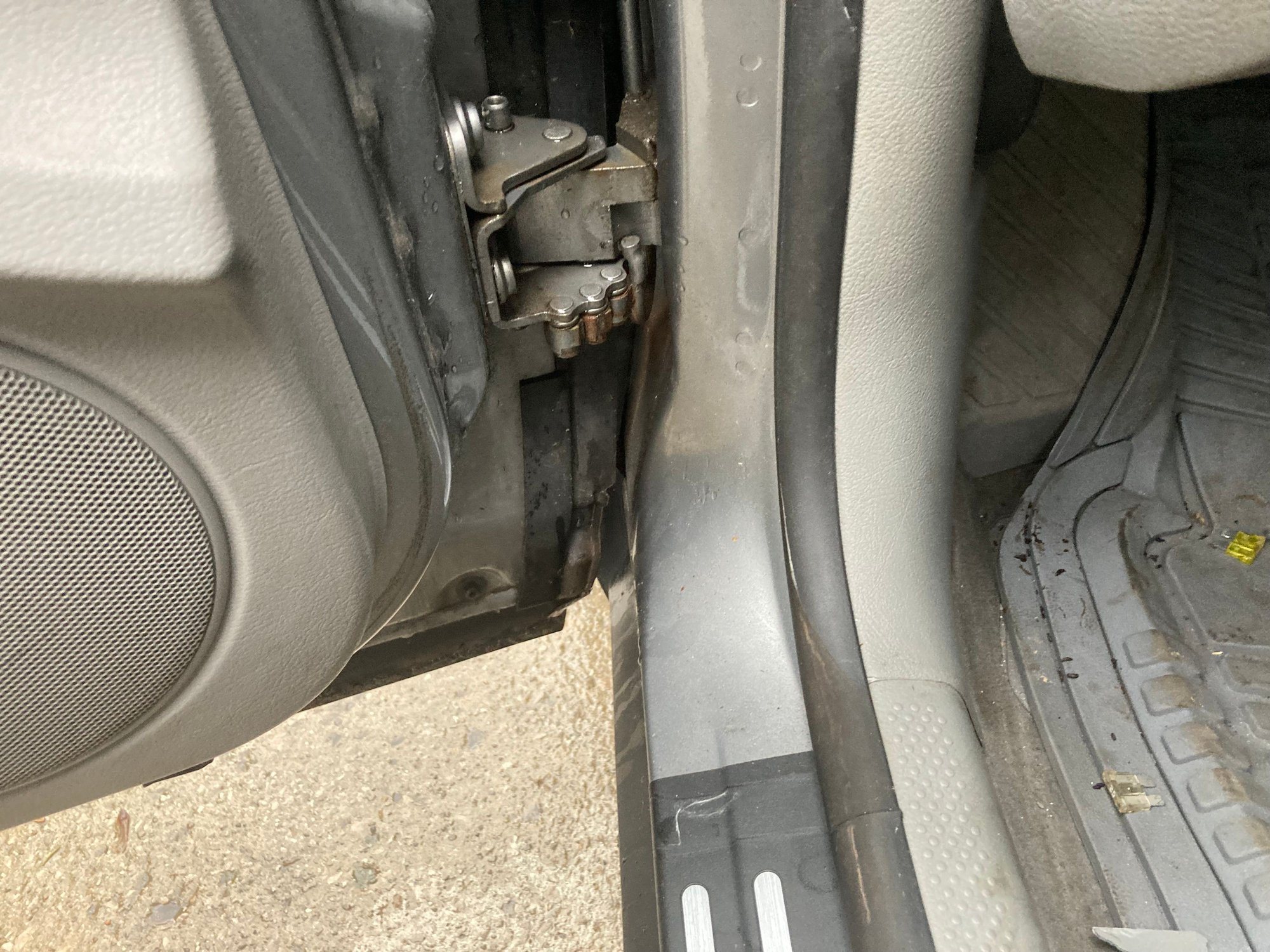 All the areas that rust first look good 