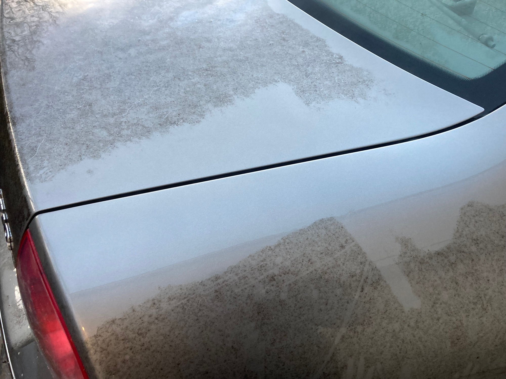 First pass with just hot water, dirt levels were so bad I didnt bother with a contact wash yet 