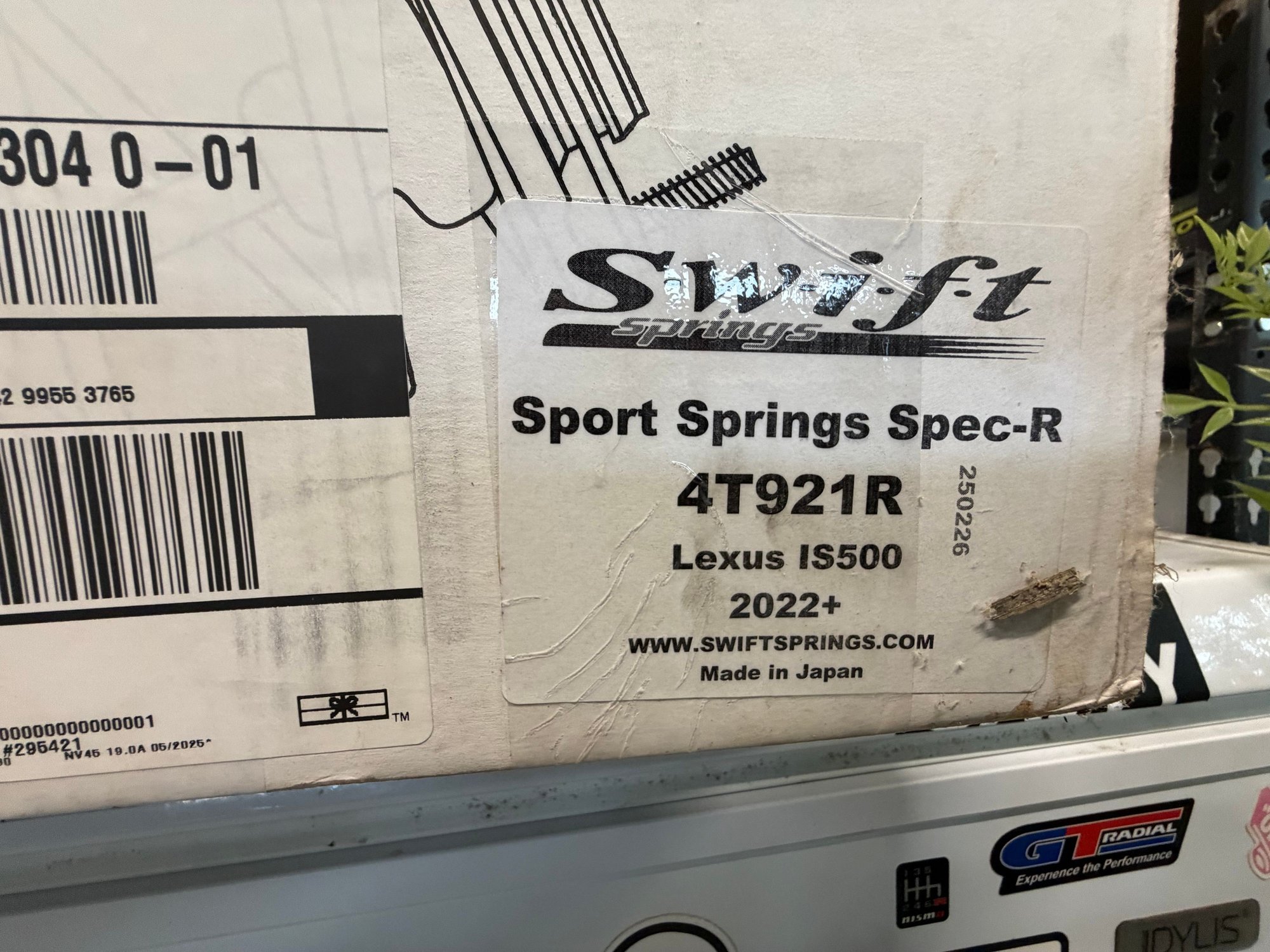 Steering/Suspension - Brand New Swift Springs for IS500 - New - All Years  All Models - Cadwell, GA 31009, United States