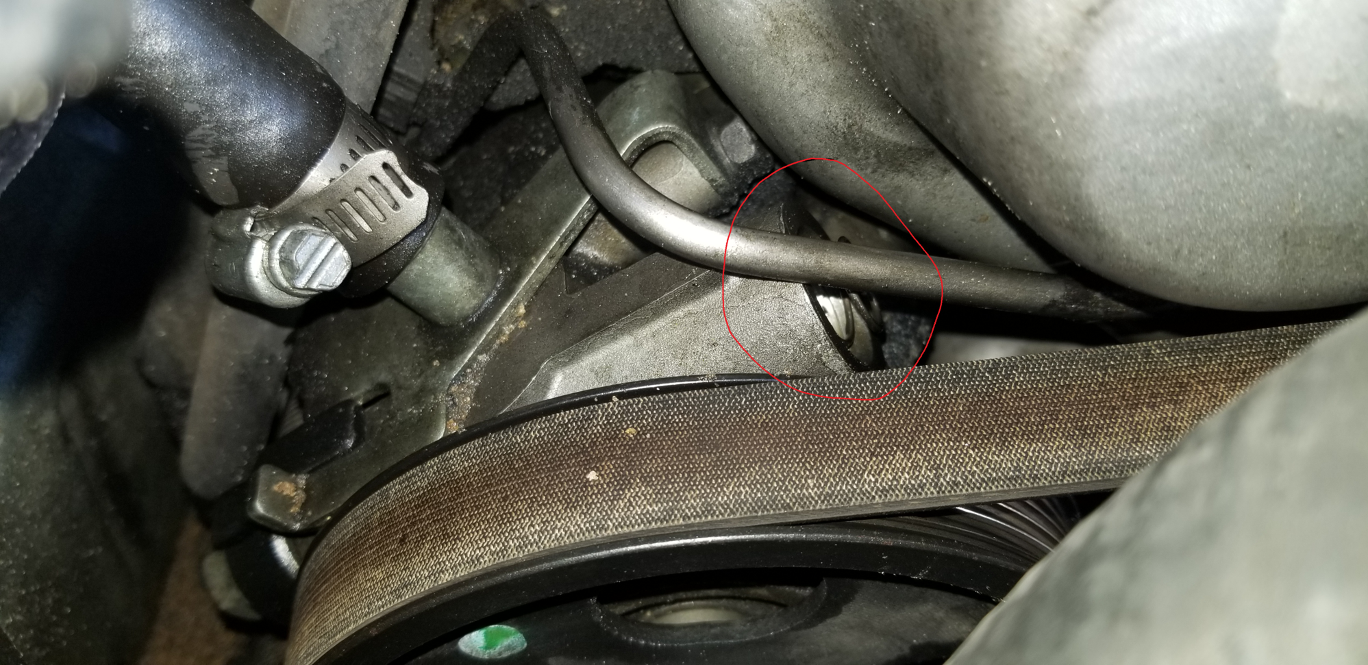 Is this where my power steering pump is leaking from? ClubLexus