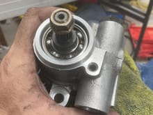 Don’t do what I did and ruin the bearing’s seal… I didn’t know at the time that this was a bearing. I thought it was a seal when I removed it. Had to order a new bearing and thats going to hold up my progress another week. Live and learn.