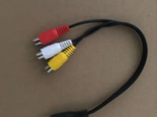 RCA cable to 3.5mm jack
