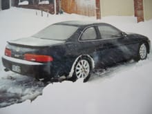 2003 March blizzard, drove home in 20+ inches snow, had Cable chains on rear tires.  We got 41" of snow in 3 days.