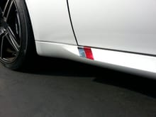 TRD racing stripes front lower panel