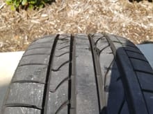 Tire #2; Tread depth 7/32nds
