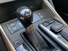 DCTMS knob rcf shift boot