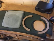 Didnt want to put four 6.5 covers so decided to take a 10in ring split it and put a spacer in between and then cover.