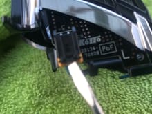 remove this connector (carefully)