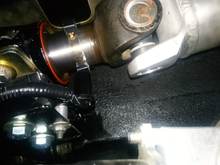 Speed sensor in, seems to work rotating the tires by hand makes the speedo wiggle