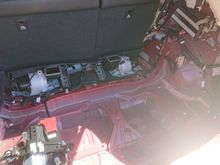 Empty trunk. Lot of empty volumes behind the panels.