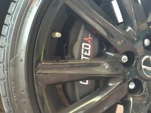 Crafted caliper stickers