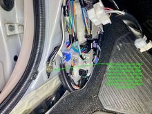 Alternate ground point to SA behind driver foot kick plate