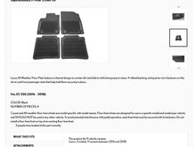 All-Weather Floor Mats have less coverage