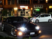 My SC and my bros and sis Honda Fit.