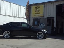 My 2008 is250 just getting new wheels DC Rims 20x9.5 & 20x10.5 with Delinte Thunder D7 Tires