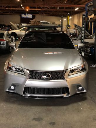 Installed my eye lids. What a big difference it makes