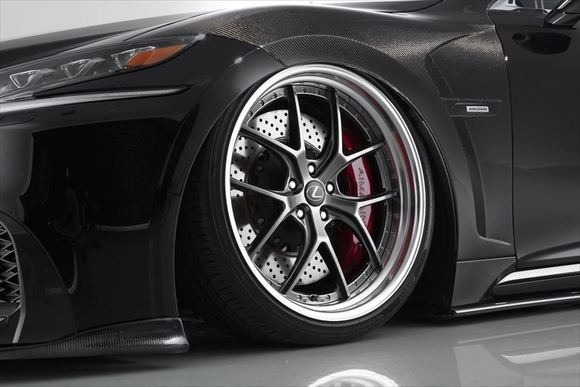 AIMGAIN 22" GTM Wheels on Lexus LS500