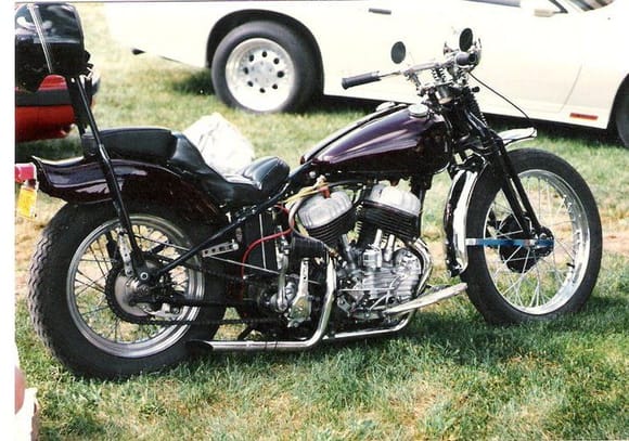I rode this 1953 HarleyFlathead for 15 years