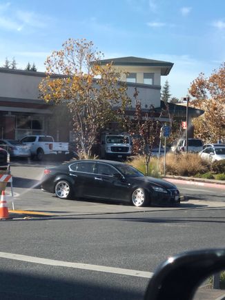 GS350 F sport. On El Camino in Sunnyvale
Loved the VIP look of this. 