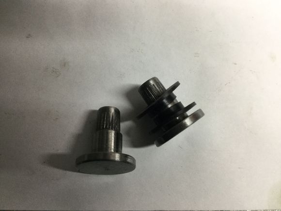 New riveted pin and bushes