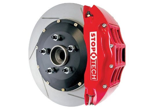 StopTech 6-Piston Front BBK with Slotted AeroRotors