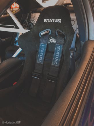 Working on installing the new seats, also trying to figure out the best place to mount the harnesses well the lower half of the 5 point harness