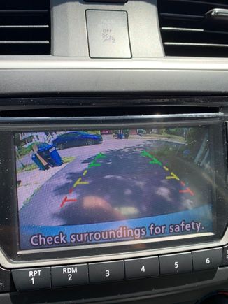 This is from my wife’s rental, 2017 Nissan Sentra base with manual seats has rear camera grid lines. My $60k when new truck doesn’t have it and can’t add it. Infuriating. Almost makes me trade in my 2011 for 2014