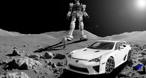 Phil's LFA.  We went to the moon to make this shoot special :]