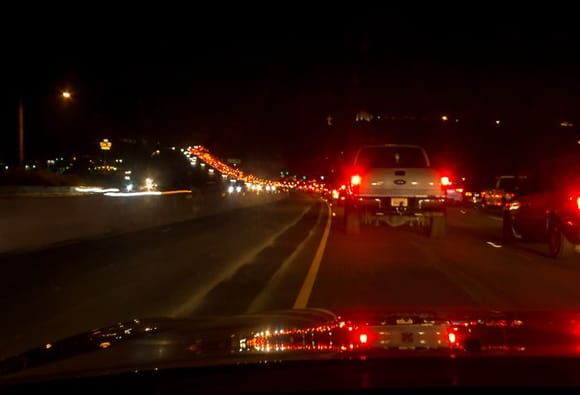 I-5 traffic near San Juan Capistrano