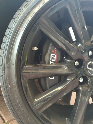 Crafted caliper stickers