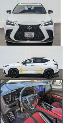 Pics are all of same car - 2022 NX450h+ FSport