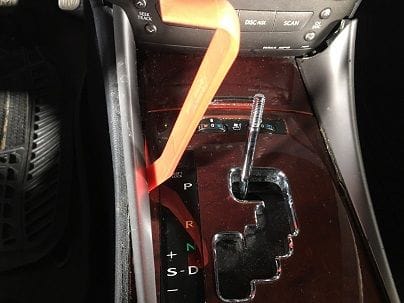 Remove shift knob and trim pieces