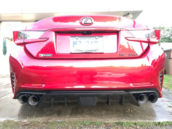 JPM rear diffuser w/ARK full catback exhaust