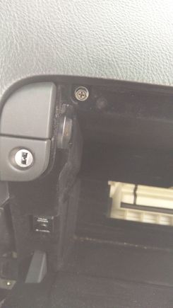 UNSCREW HERE, there maybe more than one in the glove box so look around