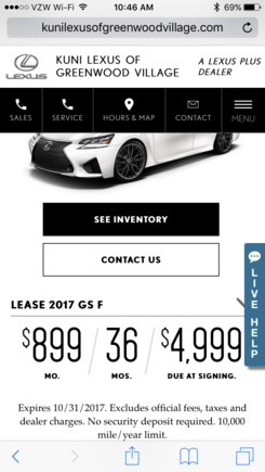 Now $899/36 months on GSF, and $799 for RCF