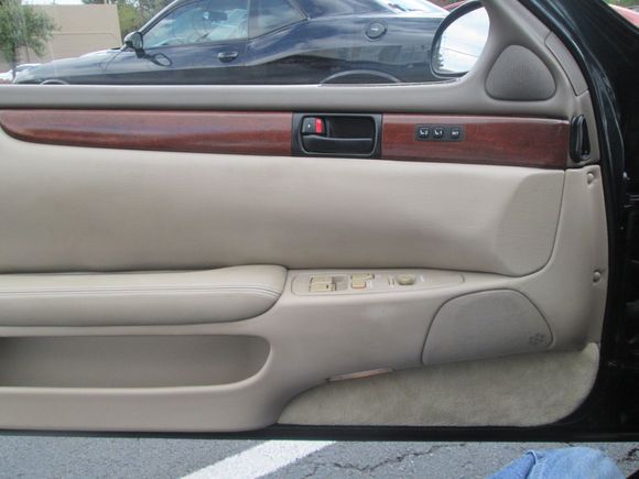 Original driver side door panel is very nice.